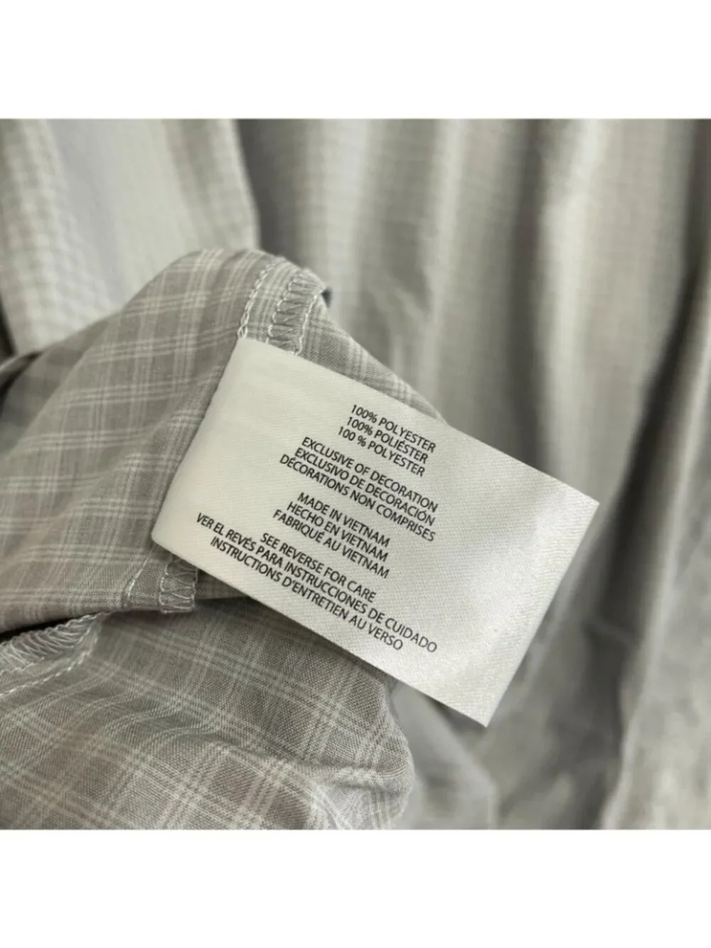 NWOT Orvis Men's L Gray  Short-Sleeve Button-Down Shirt Outdoor J2035